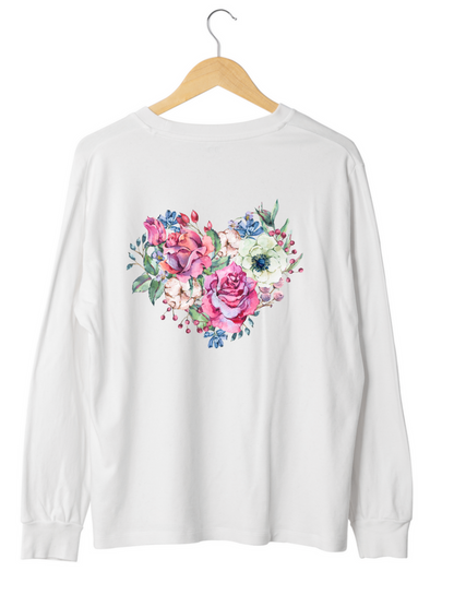 Cozy Love Flowers Sweater