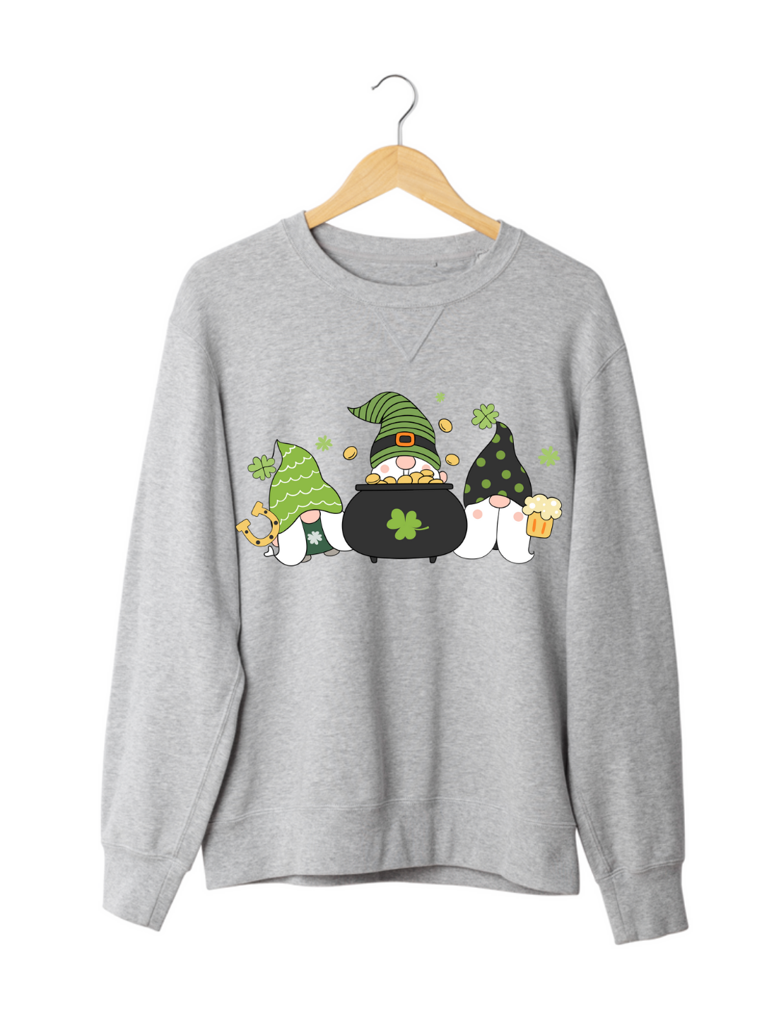 Cozy St. Patrick's Gnomes Sweater